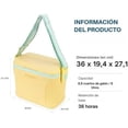 thumbnail image 2 of Hielera Pinnacle De 11QT con Capacidad De 18 Latas o 8L con Correa Ajustable Amarilla, 2 of 5