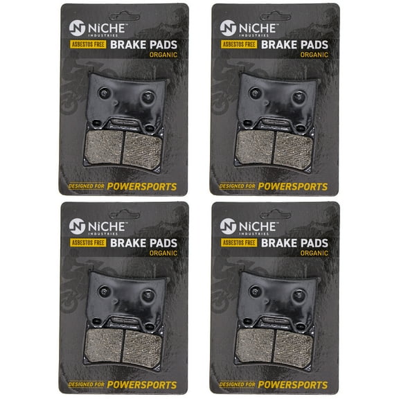 Niche Brake Pad Set for BMW F800S Organic Motorcycle 4 Pack 519-KPA2526D