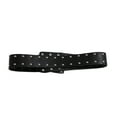 thumbnail image 3 of Nituyy Ceinture à Rivets Irrégulière pour Femmes, Ceinture Grand Ajustable en Cuir PU pour Robe, 3 of 6