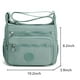 thumbnail image 2 of Pealwel Bolso de hombro para mujer, espacioso, con múltiples bolsillos, bolso cruzado para mujer, bolso con asa superior, 2 of 5