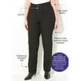 thumbnail image 2 of Catherines Women's Plus Size Petite Right Fit Curvy Jean, 2 of 5