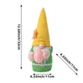 thumbnail image 4 of ICQOVD Squishy Bunny Ear Doll Tabletop Ornament Easter Theme Decorative Plush, 4 of 6