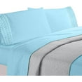 thumbnail image 2 of Elegant Comfort 4-Piece Quilted Bed Sheet Set - Gift Box - 1500 Series Softness - Wrinkle Resistant - All Around Elastic Fitted Sheet, Deep Pocket, Twin XL, Aqua, 2 of 6