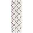 thumbnail image 2 of SAFAVIEH Cambridge Liam Geometric Wool Runner Rug, Ivory/Silver, 2'6" x 18', 2 of 7