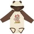 thumbnail image 3 of Inktastic Football Monkey Boys or Girls Long Sleeve Baby Bodysuit, 3 of 5