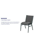 thumbnail image 4 of Flash Furniture HERCULES Series Heavy Duty Gray Fabric Stack Chair, 4 of 12