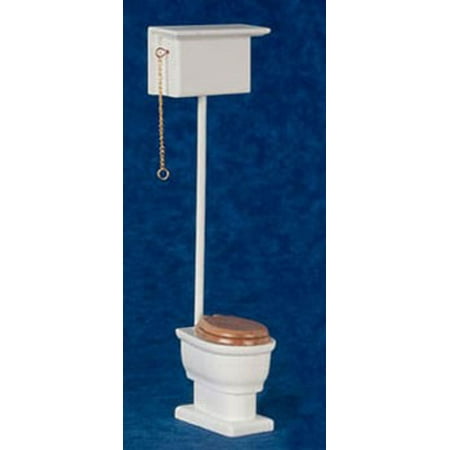 - Dollhouse Old Fashioned Toilet/White