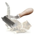 thumbnail image 2 of Pet Grooming Brush Undercoat Rake Double sided, 2 of 8