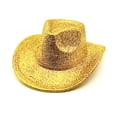 thumbnail image 3 of Charmgo Trucker Hat Clearance, Women's Big Brim Cowboy Hat Western Bowler Hat Bucket Hat Baseball Cap, Sun Hats for Women Gold, 3 of 5