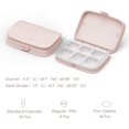 thumbnail image 2 of Daily Pill Box Organizer Portable Travel Pill Case Medicine Storage w Adjustable Removable Compartments Moistureproof Dustproff Waterproof Pill Tablet Capuse Container 6 Compartment,Green, 2 of 8
