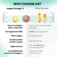 thumbnail image 4 of Dr. Moritz Vegan Omega 3 DHA & EPA Supplement, Algae Omega-3 Fatty Acids 1000mg, Fish Oil Alternative for Heart, Brain, Joint, and Immune System Support (30 Count), 4 of 5