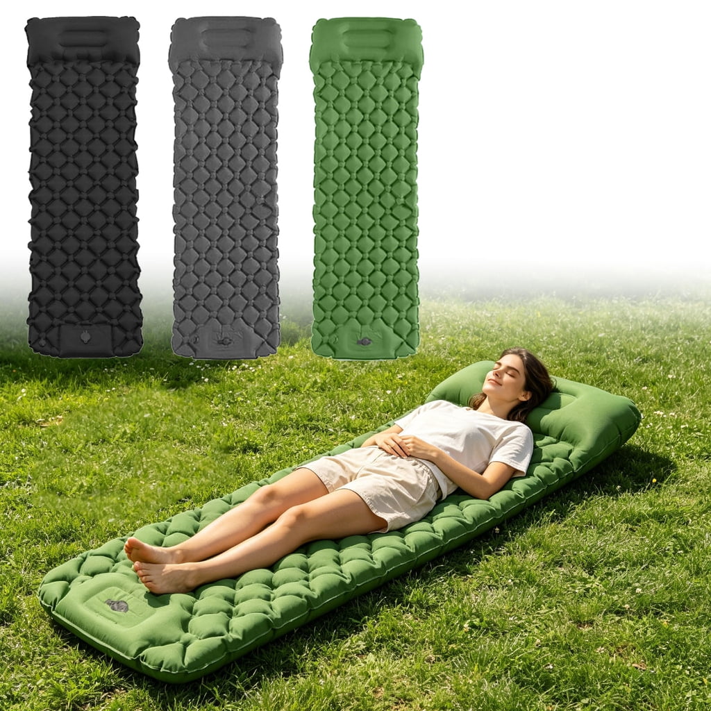 Durability Outdoor Air Beds With Comfortable Pad Inflatable Mattress Light Weight Portables Car Tent