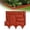 ZZ-Brick Red, variant on 1Pcs Black Imitation Stone Garden Fence Wall Block Faux Stone Edging for Landscaping,10x8.6 Inch Garden Border Landscape Edging Blocks Garden Plastic Fence for Flower Bed Patio Lawn Path Walkway