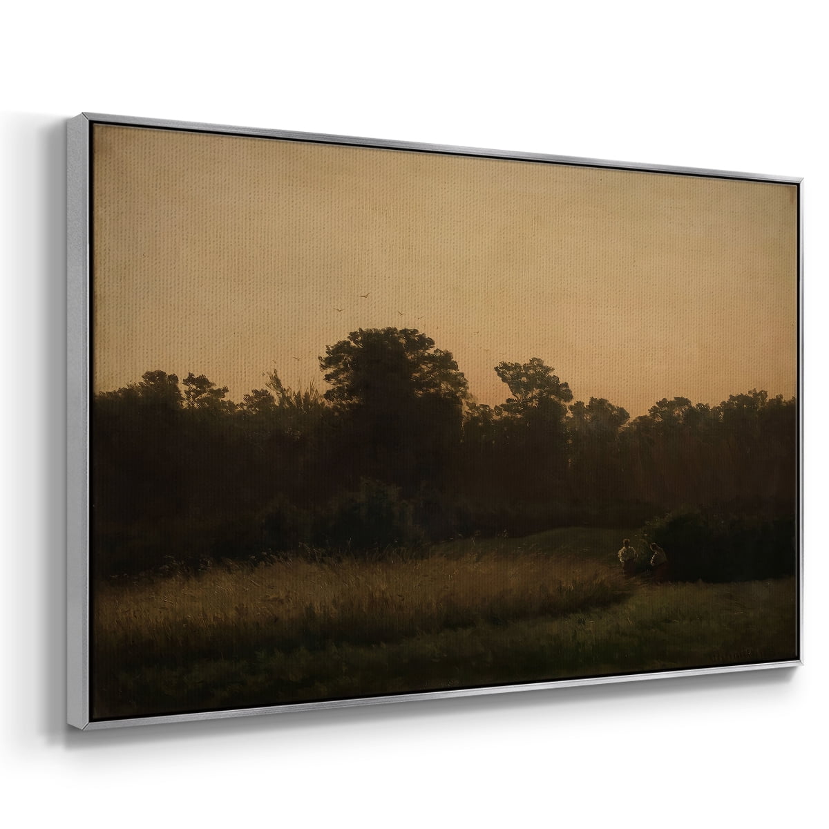 Vintage Landscape-CCCXXXV By Wexford Home Framed in Silver Wood Gallery Wrapped Canvas 17 in. x 25 in.