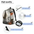 thumbnail image 3 of Easygdp Polka Dot Rhino Welcome Mochila de Lona Resistente para Laptop, Compatible con Laptops de 15 a 17 pulgadas, Ideal para Escuela, Trabajo y Viajes-Small, 3 of 5