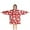 Red Christmas Santa, variant on Red Christmas Stocking and Snowflake Pattern Blanket Hoodies for Kids 6-13YR Oversize Wearable Blanket Hoodies for Boys Girls Teens