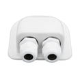 thumbnail image 3 of Solar Wire Entry BoxIP68 Waterproof Solar Cable Entry Gland ABS Double Hole White UV Proof Detachable for RV, 3 of 8