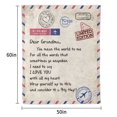 thumbnail image 2 of Funnil Nana Blanket Gifts for Grandma Granddaughter Grandson,Letter Warm Soft Throw Blankets 50"x60", 2 of 7