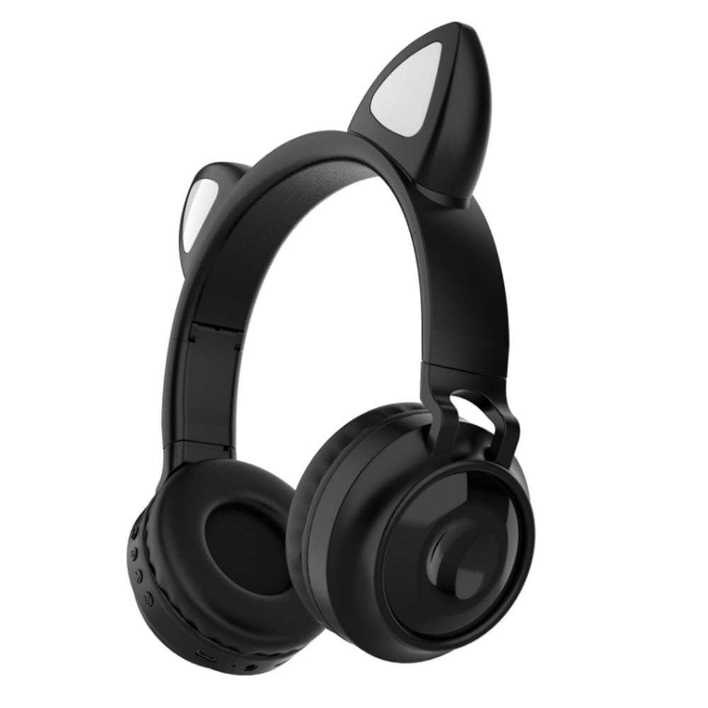 ZW028 Wireless Bluetooth Headphone Cat Ear Lighting Folding Portable Stereo Sports Gaming
