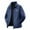 Dark Blue, variant on Mens Thin Hiking Jackets Spring Long Sleeve Quick-drying Sun Protective Jacket Full Zip Casual Tops Coats with Zipper Pockets