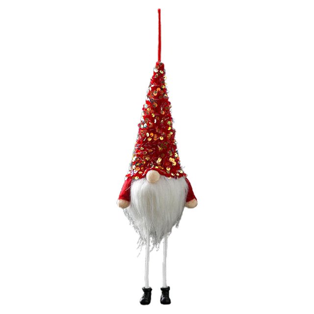 Sin Rostro De Piernas Largas De Navidad Adornos Caseros De Muñeca Enana Con Lentejuelas Lindas Para Árbol De Navidad Y Ventanas sonducket HA042994-03