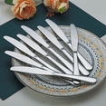 thumbnail image 2 of ReaNea Silver Dinner Knives Set of 8 Stainless Steel Butter Table Knives, 2 of 10