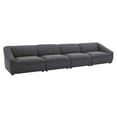 thumbnail image 2 of Modway Comprise 4-Piece Sofa in Charcoal, 2 of 10
