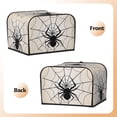 thumbnail image 3 of Xecao Spiders On The Web 1 Print 4 Slice Toaster Cover with Pockets, Small Appliance Cover, Dust and Fingerprint Protection, Machine Washable, 3 of 7