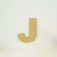 thumbnail image 2 of Package of 1, 8 Inch X 1/2" Thickness MDF Letter J in The Arial Font, Thick, Upper Case for Art & Craft Project, Made in USA, 2 of 3