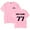 pink, variant on Peso Pluma T-Shirt 2023 New Album 77 Merch Tee Women Men O-neck Short Sleeve Casual Tshirt