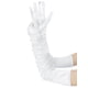 thumbnail image 5 of Guantes de satén extra largos para mujer Inspire Chic, de longitud de brazo, con dedos completos, guantes de noche de los años 1920 para fiestas de baile, blancos, talla única, 5 of 6