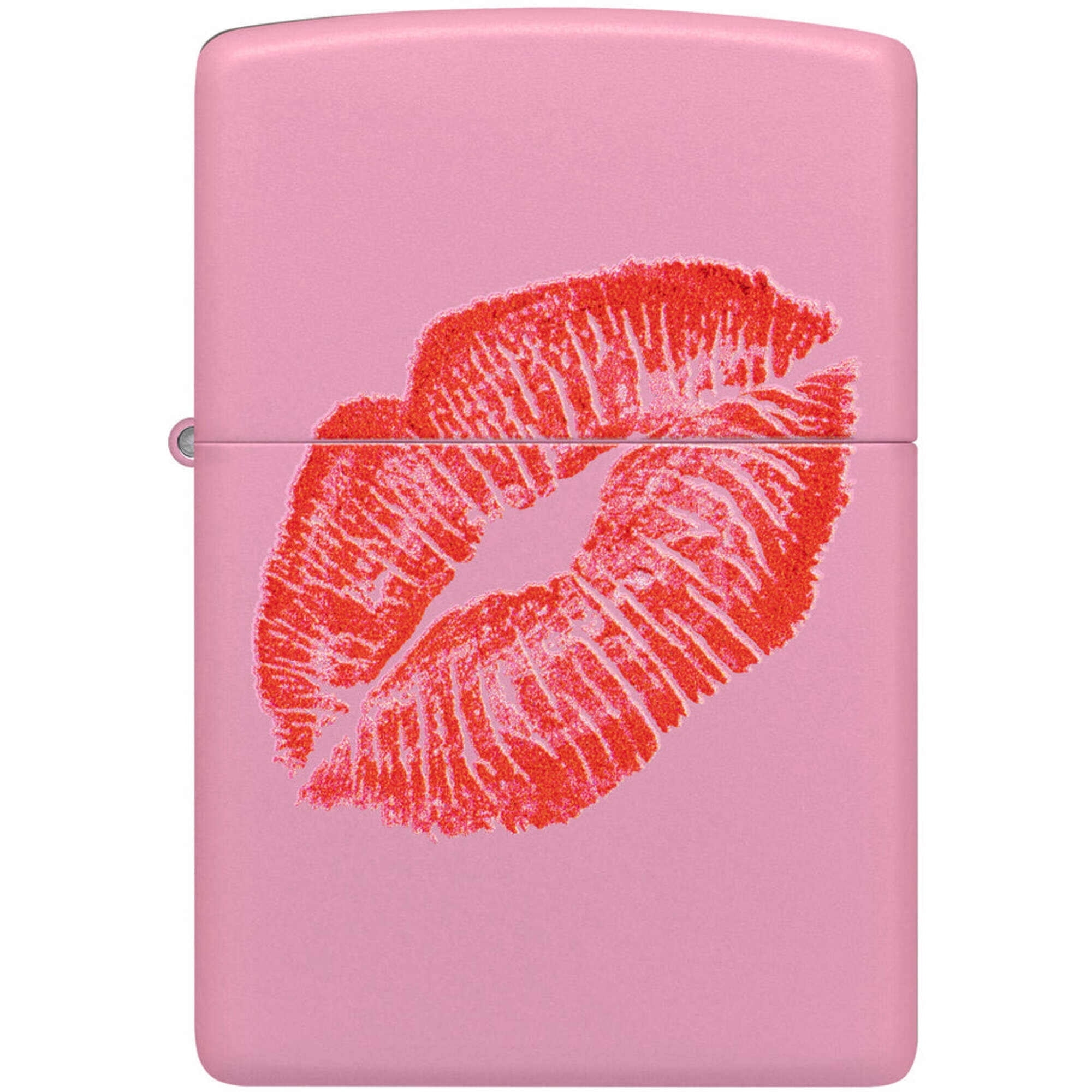 Zippo 46470 Smooches Design Matte Pink Windproof Pocket Lighter