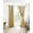 Yellow, variant on Beige Brown Ombre Blackout Curtains 84 Inches Long for Bedroom, Modern Abstract Art Gradient Aesthetics Thermal Insulated Room Darkening Black Out Window Curtain Panels Grommet Drapes for Living Room