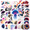 6A, variant on Sci - fi Cosmic Fantasy Stickers, Waterproof Cosmic Fantasy Sticker for Water Bottle Laptop Phone Cases Planner Skateboard Luggage Helmet Party Favor Decor, Ideal for Adults Teens Teacher Rewards