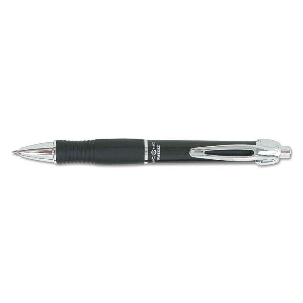 GR8 Gel Pen, Retractable, Medium 0.7 mm, Black Ink, Black/Silver Barrel, 12/Pack | Bundle of 2 Dozen