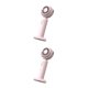 thumbnail image 3 of Ventilador de mano Injueey portátil Recargable Ajustable Enfriamiento de verano 2piezas Blanco Rosado, 3 of 5