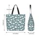 thumbnail image 5 of Balery Funny Chicken Bolsa Tote Estilo Estético con Cremalleras, Bolsa de Hombro, Bolsa de Compras Grande y Plegable, 5 of 8