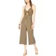 thumbnail image 1 of Project 28 Womens Tie Front Striped Jumpsuit, Multicolor, X-Large, 1 of 1