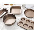 thumbnail image 6 of Unique Bargains Nonstick Bakeware Set Baking Pans Set Gold 5 Pcs, 6 of 6