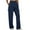 Navy, variant on Lindreshi Cargo Pants Women Women's Fashionable Casual Elastic Waist with Multiple Pockets, Work Clothes, And Sports Pants