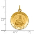 thumbnail image 3 of FB Jewels 14K Yellow Gold Saint Peter Medal Pendant, 3 of 4