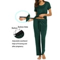 thumbnail image 7 of Avidlove Women Maternity Nursing Pajama Set Breastfeeding Sleepwear Short Sleeve Top and Long Pants Postpartum Pjs, 7 of 7