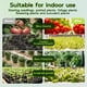 thumbnail image 4 of Paquete de 4 luces LED de cultivo Hlite de 16 pulgadas, espectro completo, enchufar y colgar, 4 of 7