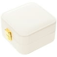 thumbnail image 1 of Joyero único con espejo, caja de almacenamiento de viaje, soporte para joyas para mujer, 1 of 7