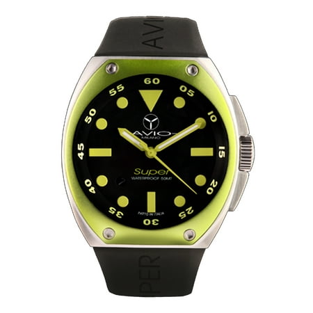Avio Milano Men's AVI SA AC 1003 Super Tonneau Interchangeable Bezel Watch