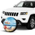 thumbnail image 2 of KAKALAD Summer Beach Chairs And Umbrella 04 Spare Tire Cover Universal Vehicle Accessories Buckle Car Tools 15”in, 2 of 6