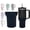 Black, variant on Silicone Boot for Stanley Tumbler 40 oz Cup & HydroFlask Travel Tumblers 40oz, Protective Sleeve, Durable Bottom Cover Accessory