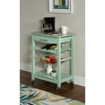 thumbnail image 3 of Linon Neyrey Mobile Kitchen Island with Speckled Granite Top, Green, 3 of 15