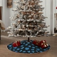 thumbnail image 4 of Balery Blue Octopus Printed Christmas Tree Skirt , Merry Christmas Party Christmas Tree Decoration,Adjustable Tree Skirt-30", 4 of 6
