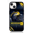 thumbnail image 1 of michigan wolverines helmet iPhone 14 Plus Case BLN0992,iPhone 15 Pro, 1 of 3